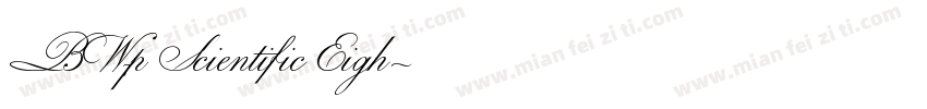 BW7p Scientific Eigh字体转换